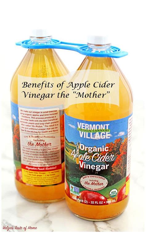 Two Bottles Of Apple Cider Vinegar Sitting Next To Each Other