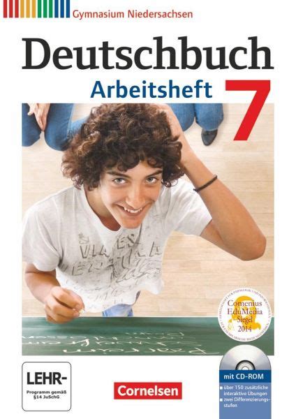 Deutschbuch Schuljahr Gymnasium Niedersachsen Arbeitsheft Mit