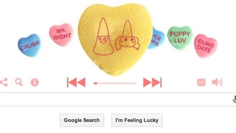 Google Doodle is sweet on Valentine's Day