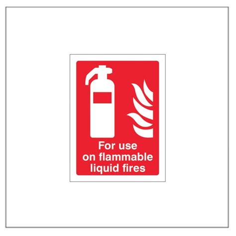 Fire Extinguisher Use Use On Flammable Liquid Signs Display Shop