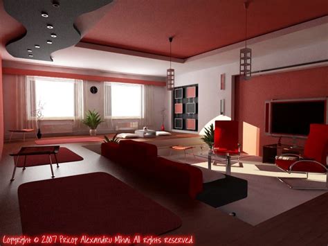 16 Black & Red Living Room Design Ideas | Decoration İdeas All About Decor