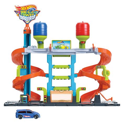 Hot Wheels Mega Tower Car Wash Playset Wilko