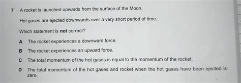 Physics 0625 Mcq Help I Know The Answer Is C But I Didnt Understand