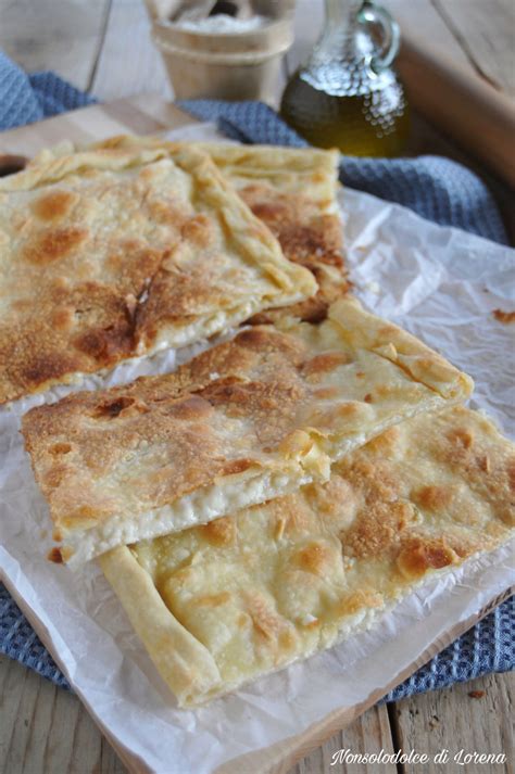 FOCACCIA DI RECCO Al Formaggio Senza Lievitazione