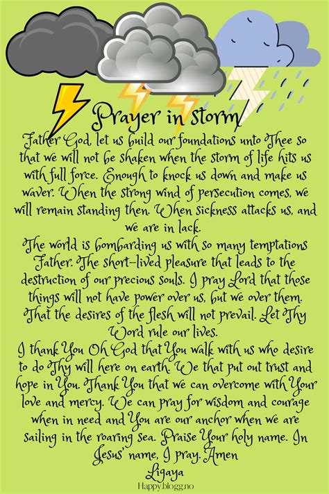 Prayer in the storm – Artofit