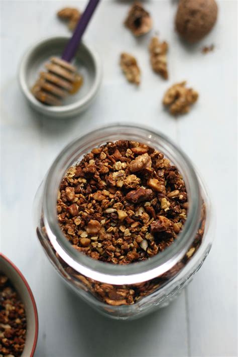 Granola Miel Et Noix Au Jus D Orange Recette De Brunch Recette