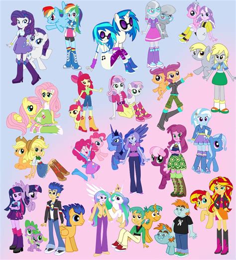 Many Characters From Equestria Girls The Remake B by sunset156 on ...