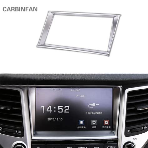 Accessories For Hyundai Tucson 2015 2016 Tl Dash Navi Panel Chrome