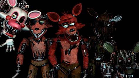 Todas Las Versiones De Foxy Fnaf Youtube