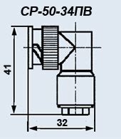 СР-50-34ПВ, Соединители радиочастотные, характеристики, применение ...