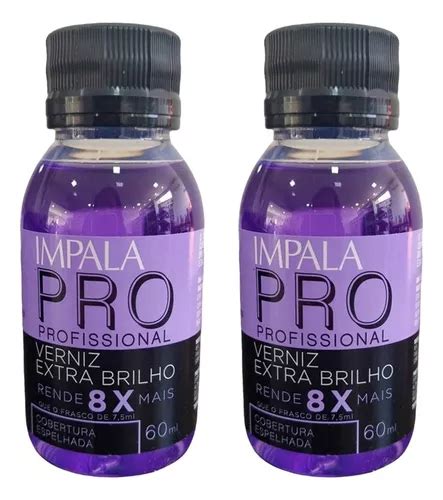 Kit 2 Base De Verniz Para Unhas Impala Profissional 60ml MercadoLivre