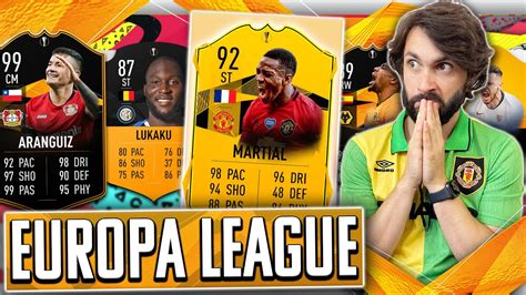 EUROPA LEAGUE DRAFT CHALLENGE FIFA 20 YouTube