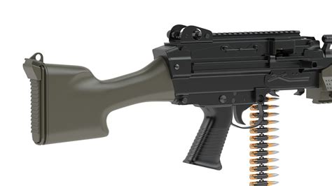 Fn Minimi Mk3 3d Model Cgtrader