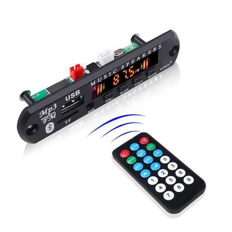 V Mp Wma Usb Tf Fm Aux Decodificador De Sinal Sem Fio Bluetooth