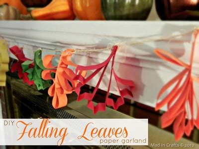 Fall Leaves Paper Garland | FaveCrafts.com