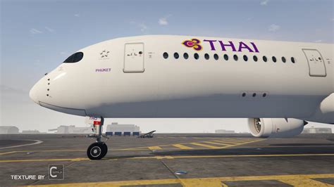 Airbus A350 900 Thai Airways Livery HS THO GTA5 Mods