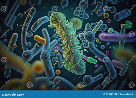 Probiotica Batteri Biologia Microflora Colonia Di Escherichia Coli Per