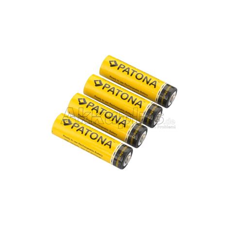 Patona Aa Mignon Lr6 1 2 Volt 2200mah Ni Mh 4er Box Akkup