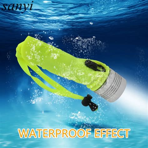 4*AA Battery Waterproof LED Flashlight Lantern Torch Underwater Dive ...