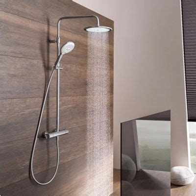 Zestaw Natryskowy Kludi Dual Shower System Z Termostatem Chrom