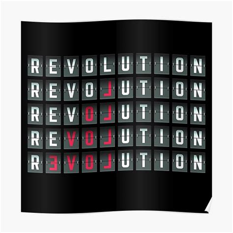 Revolution Poster For Sale By Tambustore Redbubble