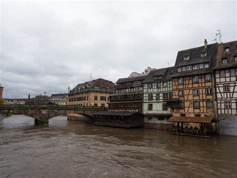 Old Traditional Architecture Half Timbered Houses Buildings At Petite