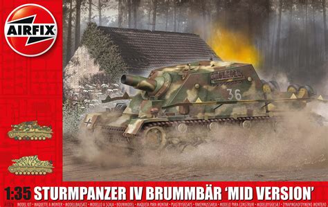 1 35 Sturmpanzer IV Brummbär Mid Version Military AIRFIX Brands