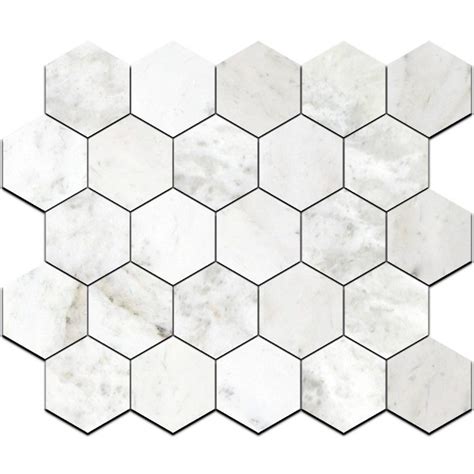 Atlantis 3 1 4 Honed Hexagon Mosaic Pera Tile