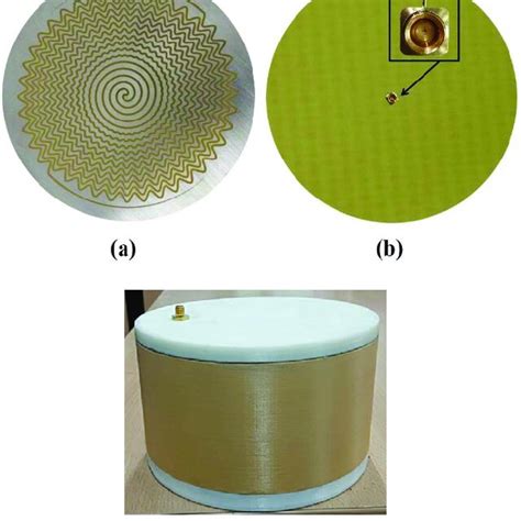 Illustration Of The Ultrawideband Cavity Backed Uhf Cosine Slot Spiral