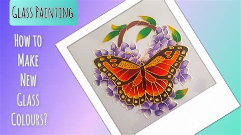 Glass Painting Designs Of Butterfly