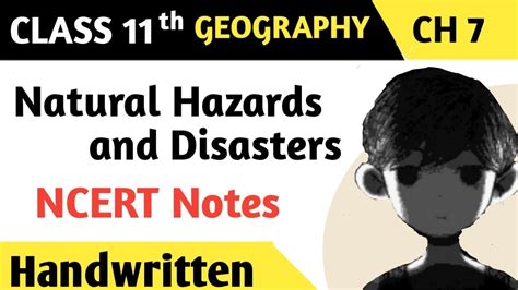 Natural Hazards And Disasters Class Notes Youtube