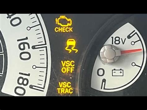 Check Engine VSC TRAC VSC OFF TRAC OFF Light On DIY Troubleshooting