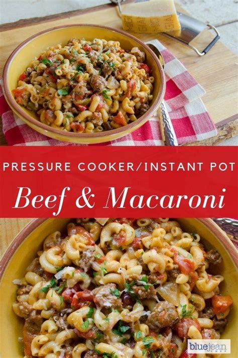 Beef And Macaroni Blue Jean Chef Meredith Laurence Recipe