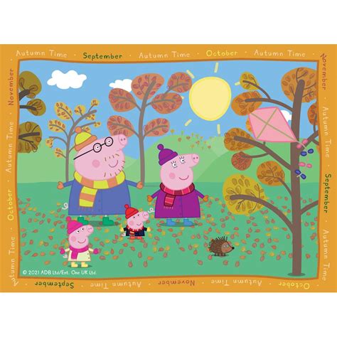 Ravensburger Peppa Pig Four Seasons 4 In A Box Jigsaw Puzzles 12 16