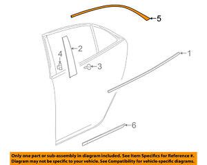 Exterior Door Panels Frames Chevrolet GM OEM 13 16 Malibu Exterior