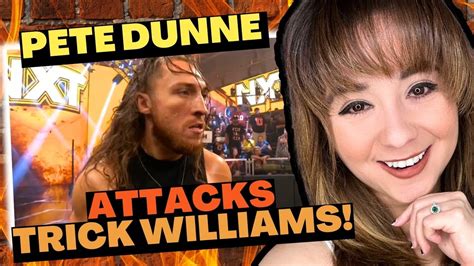 Pete Dunne Attacks Trick Williams Wwe Nxt Post Show 72324 W