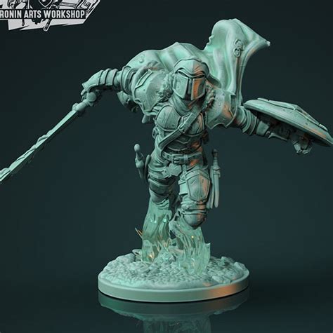 Kagyu Hero Paladin Fighter Knight Mm Mm Fantasy Etsy