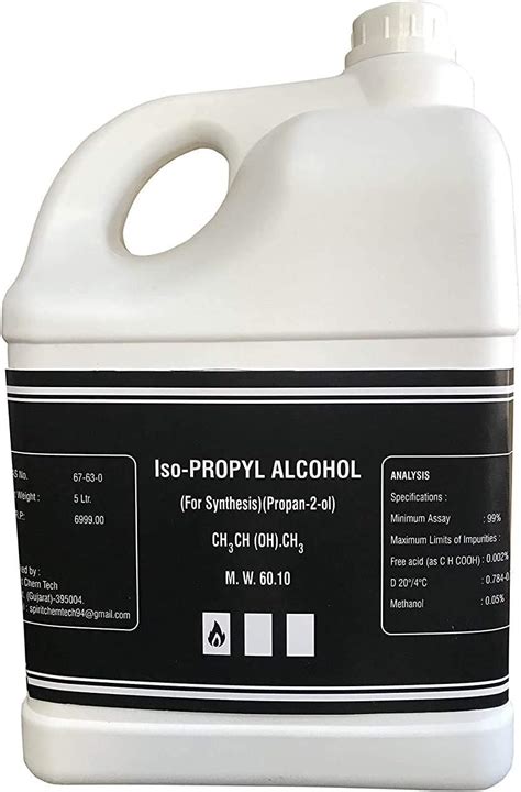 RAMPASS IPA ISO Propyl Alcohol 99 9 Pure CH3 2 CH OH CAS 67 63 0