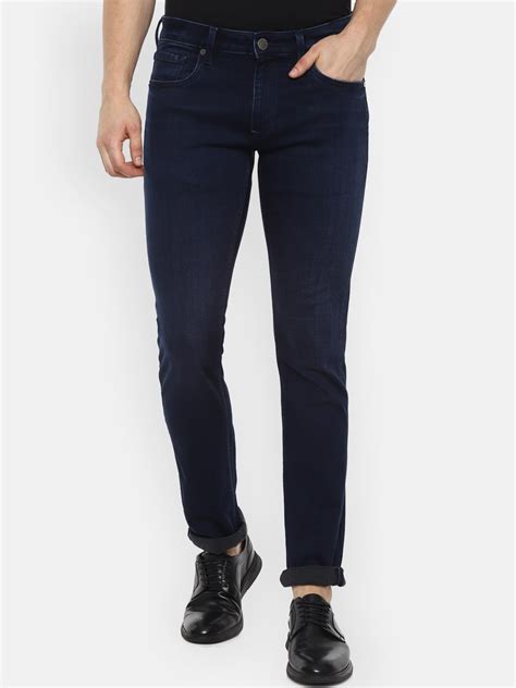 Buy Louis Philippe Jeans Men Navy Blue Slim Fit Jeans Jeans For Men