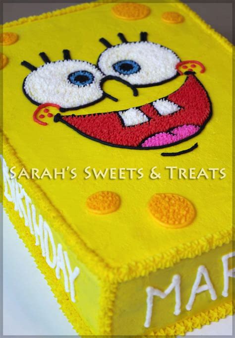 I recieved a request for another Spongebob Cake and Cookies. This time ...