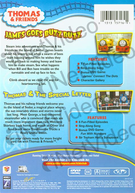 Thomas And Friends James Goes Buzz Buzz Thomas And The Special Letter