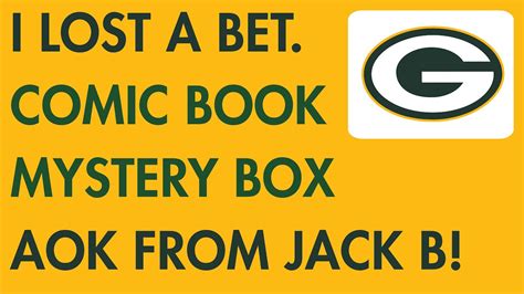 Comic Book Mystery Box Aok From Jack B I Lost A Bet Youtube