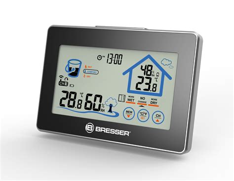 Bresser Thermo Hygrometer Mit L Ftungsempfehlung Und Touchscreen