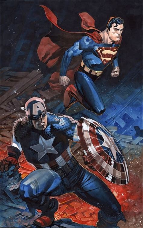 Captain America Superman Crossover