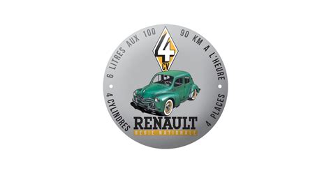 Plaque émaillée Renault 4cv Garage Atelier Les plaques publicitaires