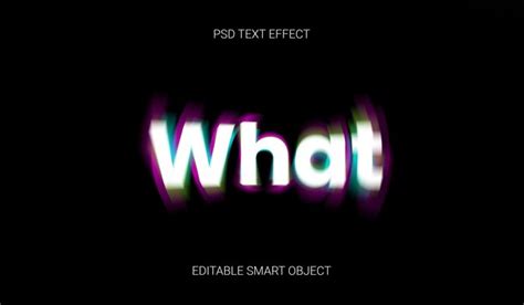 Premium PSD | Blurred text effect style