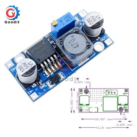 LM2596s DC DC ขนตอนลง power supply โมดล 3A โมดลปรบ LM2596 แรงดน