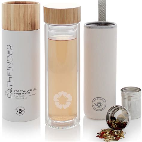 Buy Teabloomall Beverage Tumbler Oz Ml Natural Bamboo And