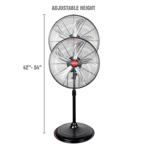 Oemtools Oem Inch Oscillating Pedestal Fan Max Cfm