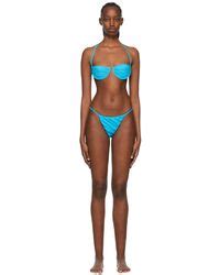 Isa Boulder Synthetic Ssense Exclusive Orange Bikini In Black Lyst